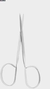 Ножиці дисекційні, кільцева ручка (з великим кільцем), універсальні, 10,5 см (cm)